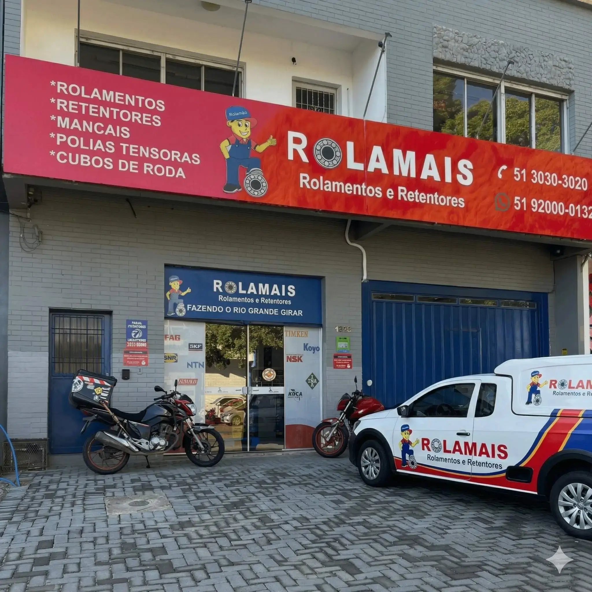 Fachada da Rolamais Rolamentos em Porto Alegre